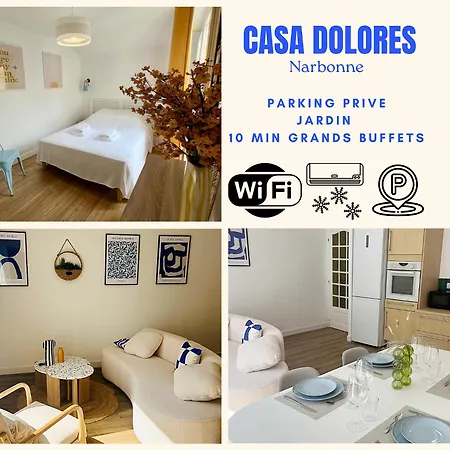 Feriehus Casa Dolores Parking, Jardin, Gds Buffets 10 Min Narbonne